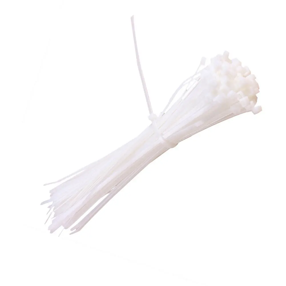 500Pcs Nylon Self-Locking Cable Ties Strong Uv Resistant Plastic Wire Tie Wraps for Secure Cable Organizing in Home Office
