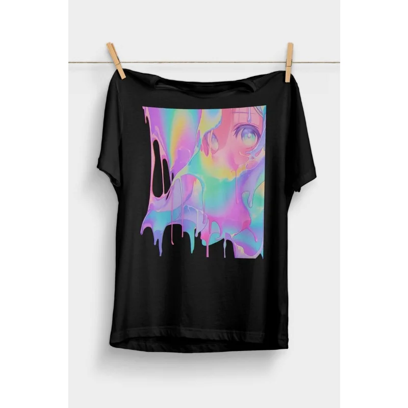 

Vaporwave Anime T-Shirt Kawaii Shirt Cute Anime Clothing Japanese Anime Gifts Aesthetic Clothes