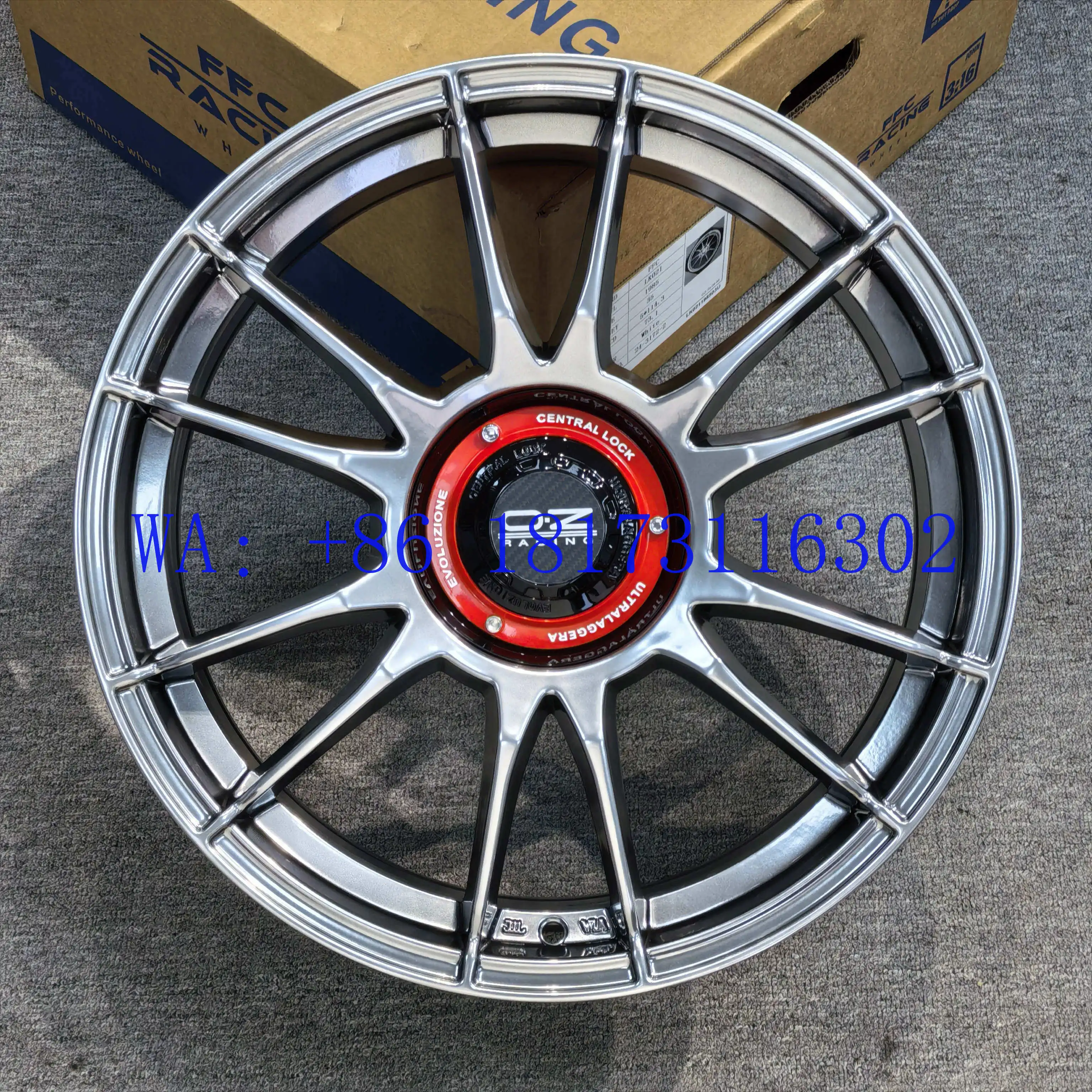 Hot Chrome 17  18  19  20 inch   spinning modified wheels for   Golf ID3miniR55 type Civic view 6