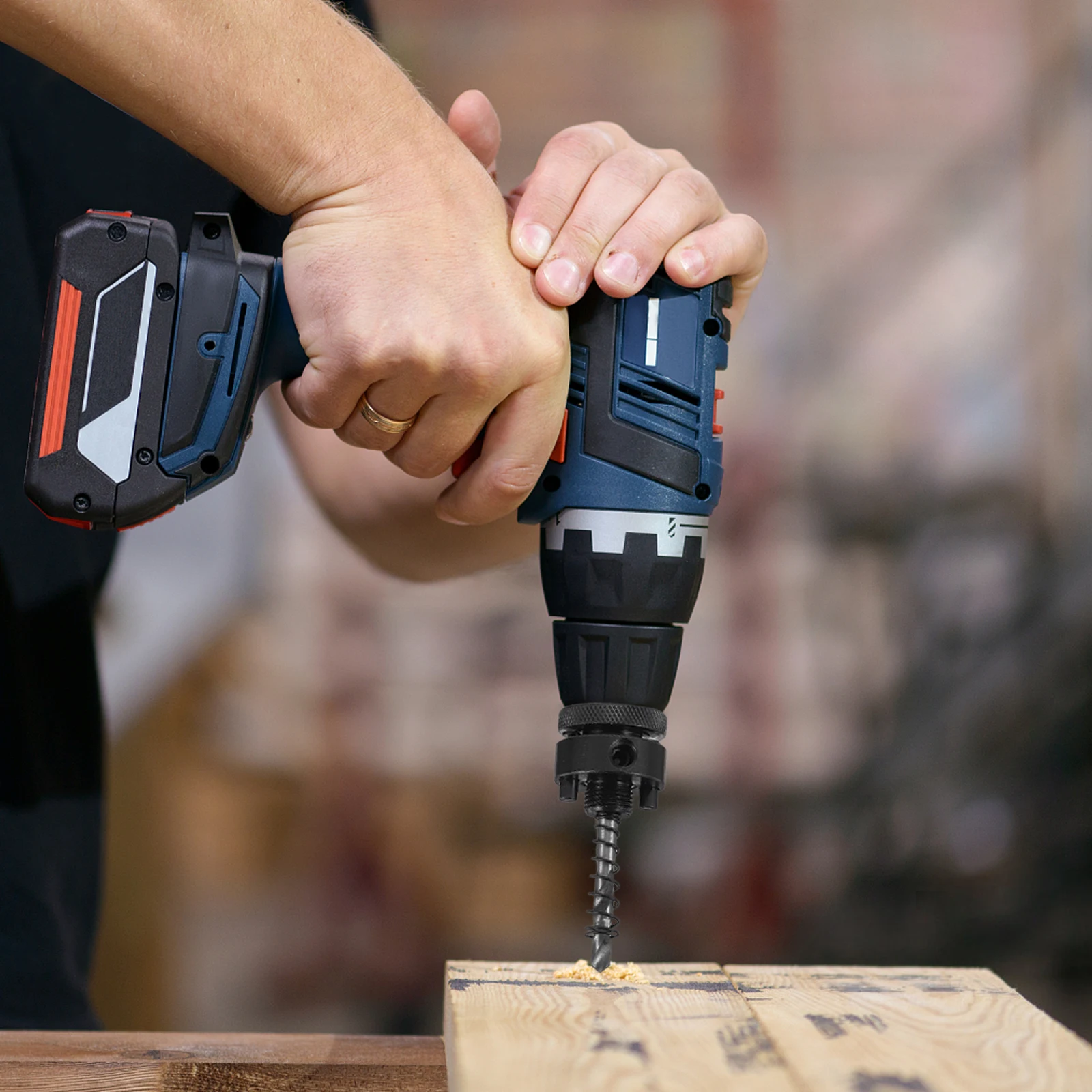 

Hole Arbor Drill Bit Pilot Bits Black Handle Plumbing Tools Mandrel Steel Wood Plastic Cutting Efficient Work