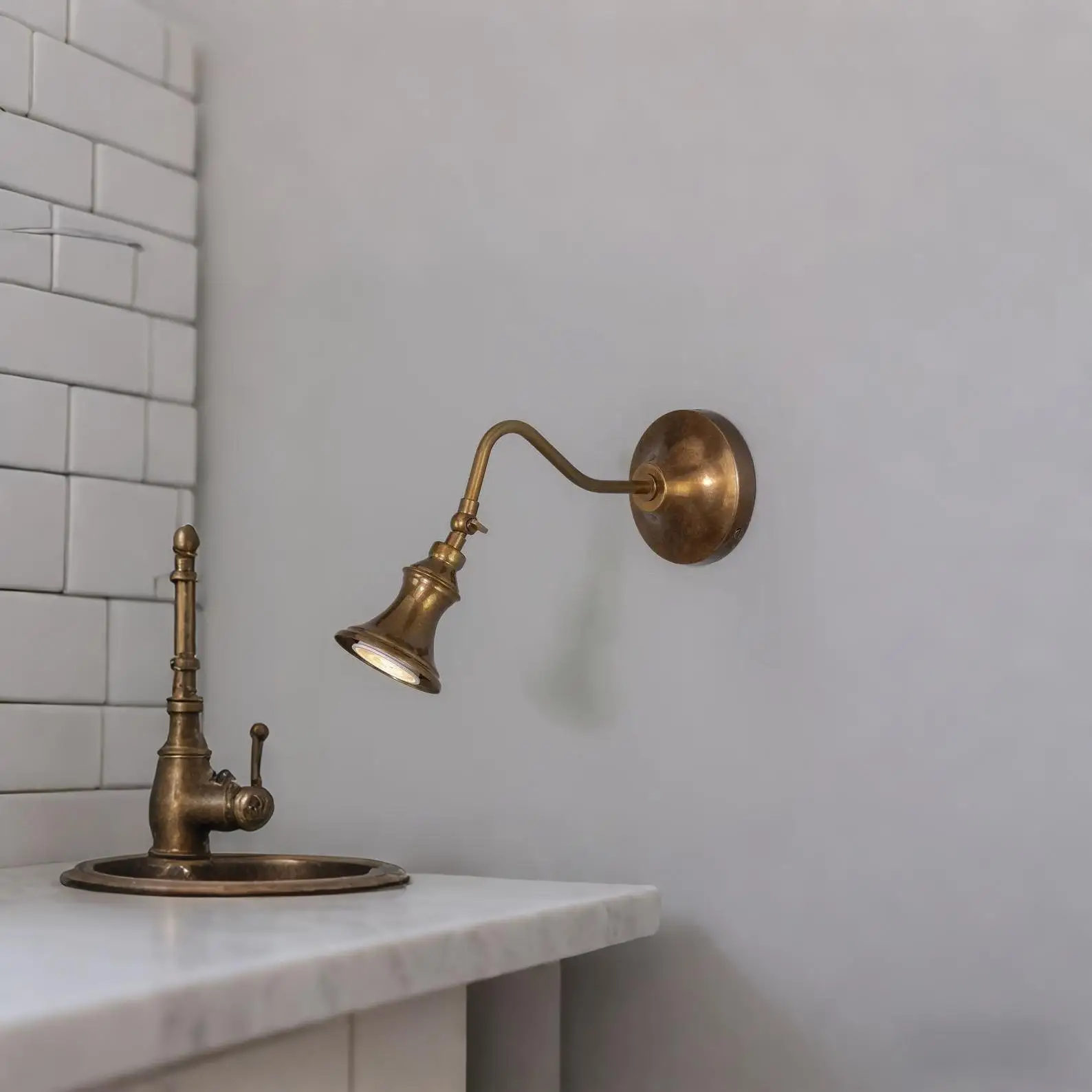 Pequena lâmpada de parede holofote cobre à prova dwaterproof água entrada corredor cabeceira estudo banheiro lâmpada teto decorativa