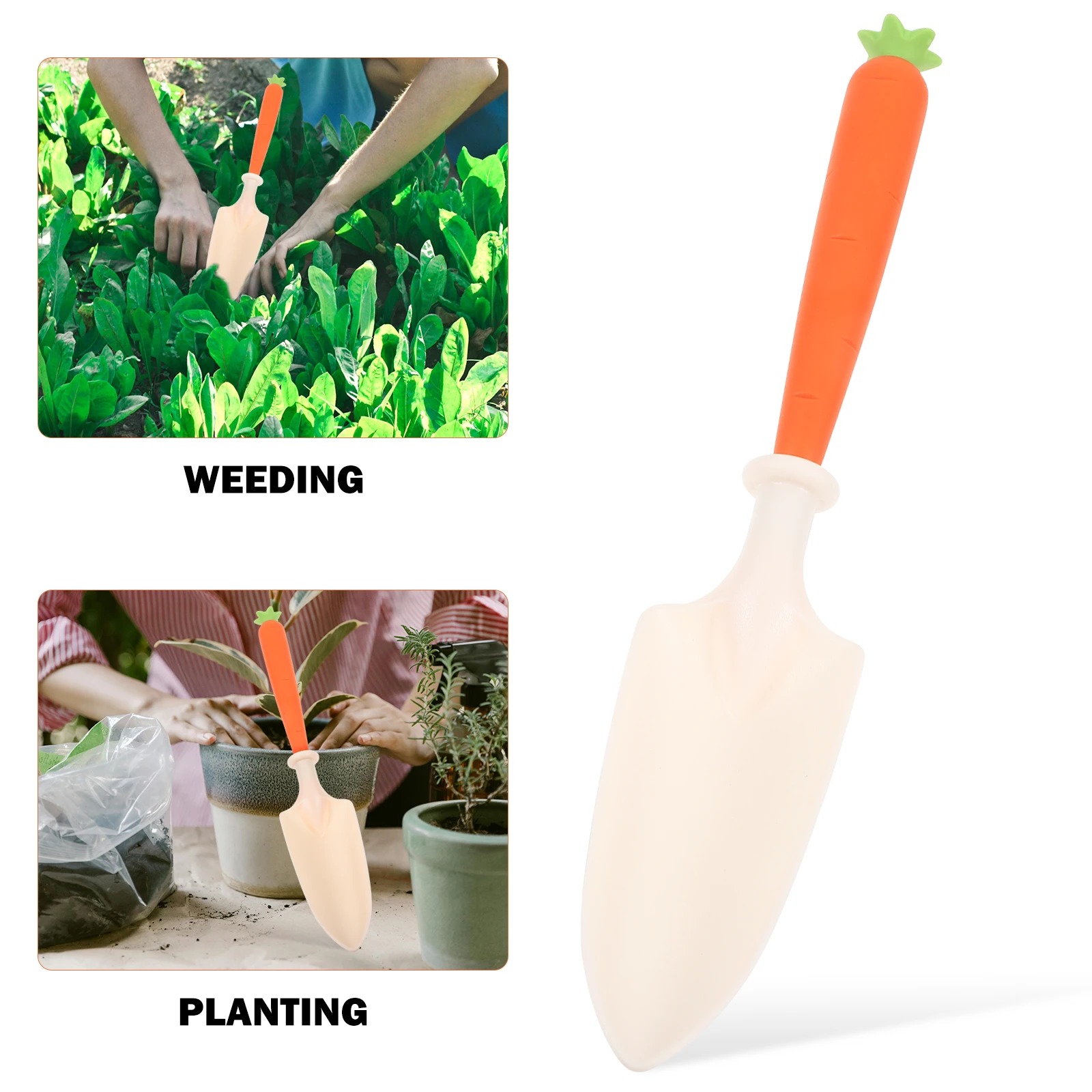 

1 set Garden Tool Set 3-In-1 Abs Pp Tpr Durable Soil Digging Shovel Rake For Planting Vegetables Flowers Lawn Cultivator Hand
