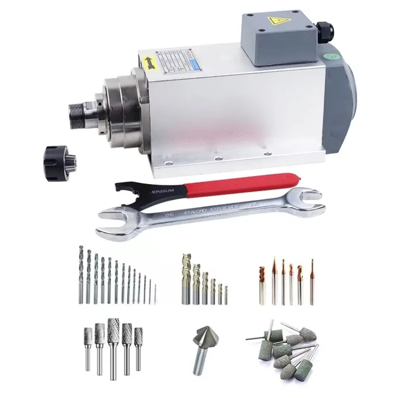with flange numerical control spindle moto High-speed 2.2kw ER20 18000RPM square