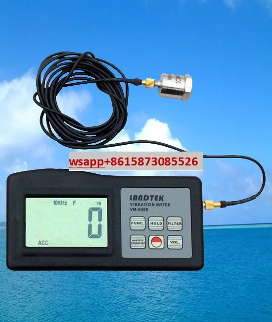 Multifunctional VM6360 digital vibration meter,  mechanical vibration analyze、