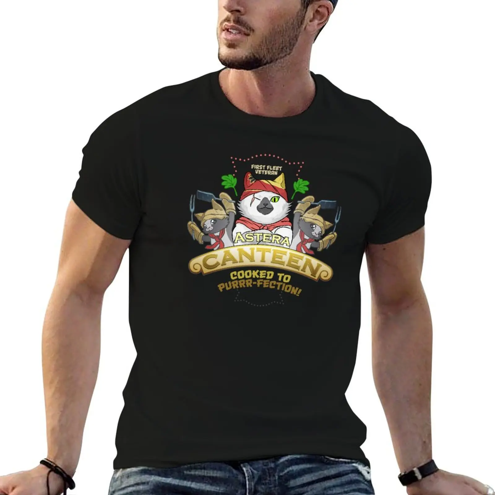 

Chef t Palico shirts t shirt men T-Shirt for Monster g Hunter Meowscular Cat man man graphic