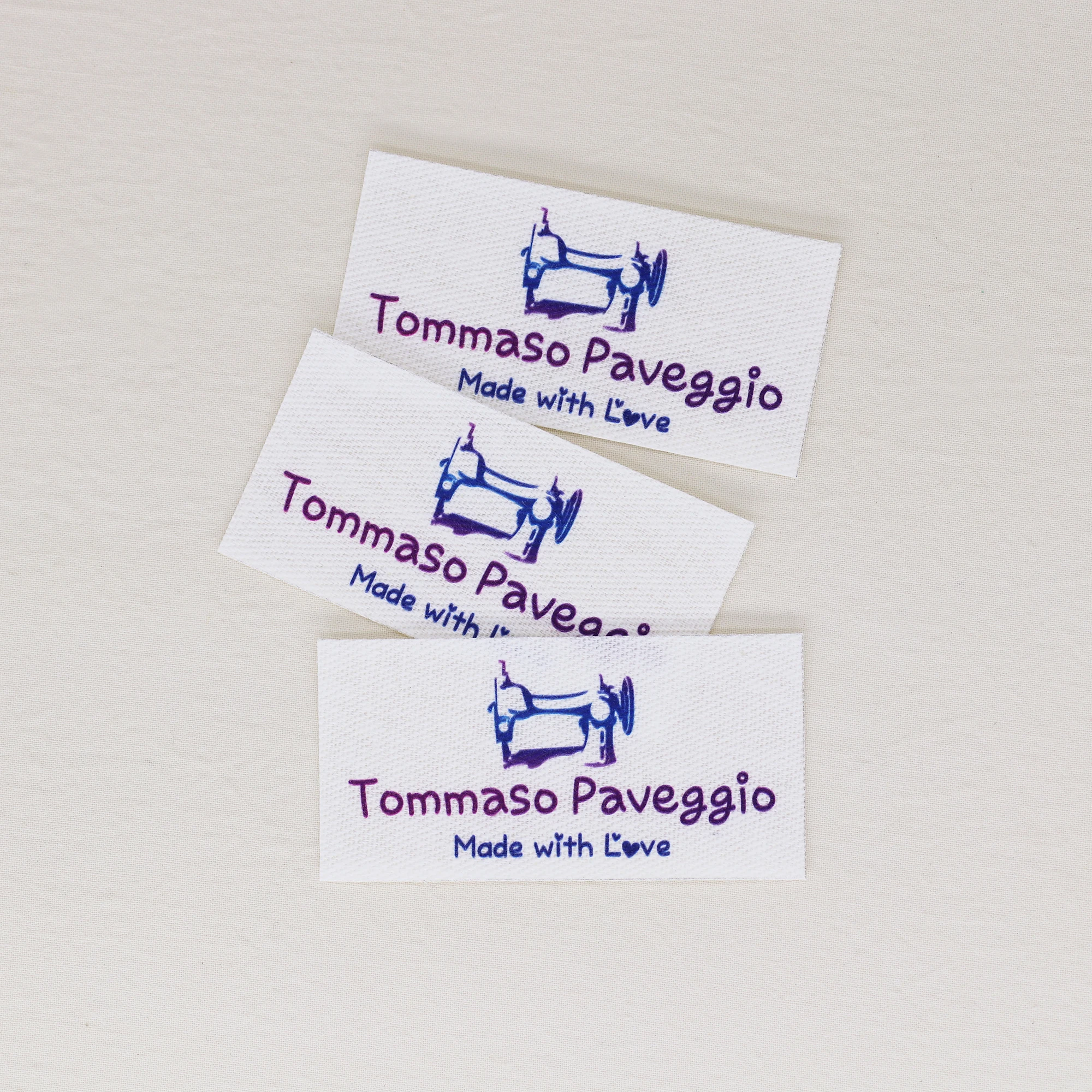 

Изготовленные на заказ гладильные этикетки, персонализированное имя, этикетки для одежды, бирки для ткани, фирменные этикетки, бирки ручной работы (YT306)