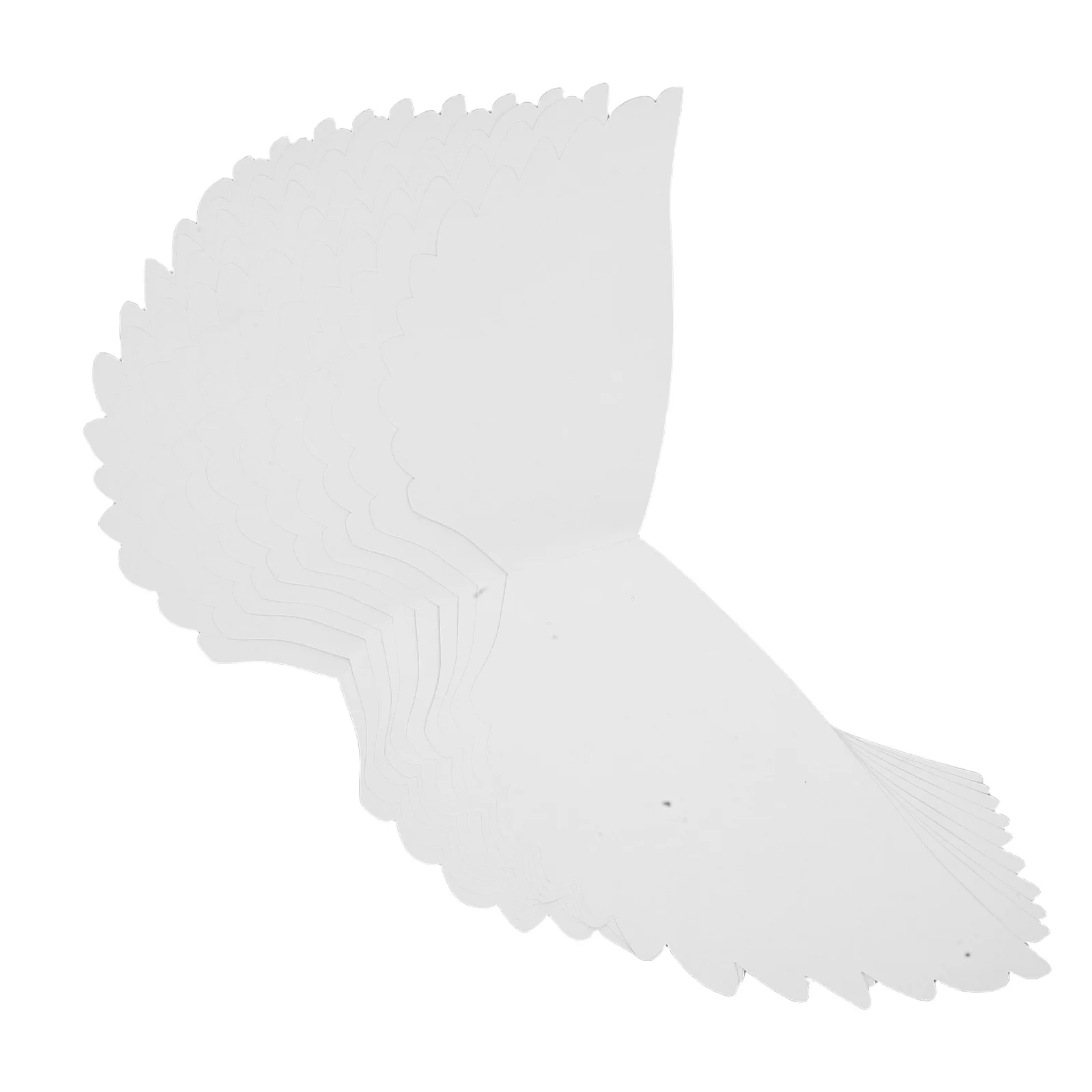 10 szt. Puste, do samodzielnego ozdabiania, skrzydła dla dzieci na Halloween, do malowania, rękodzieła i występów scenicznych, skrzydła do noszenia dla dzieci.