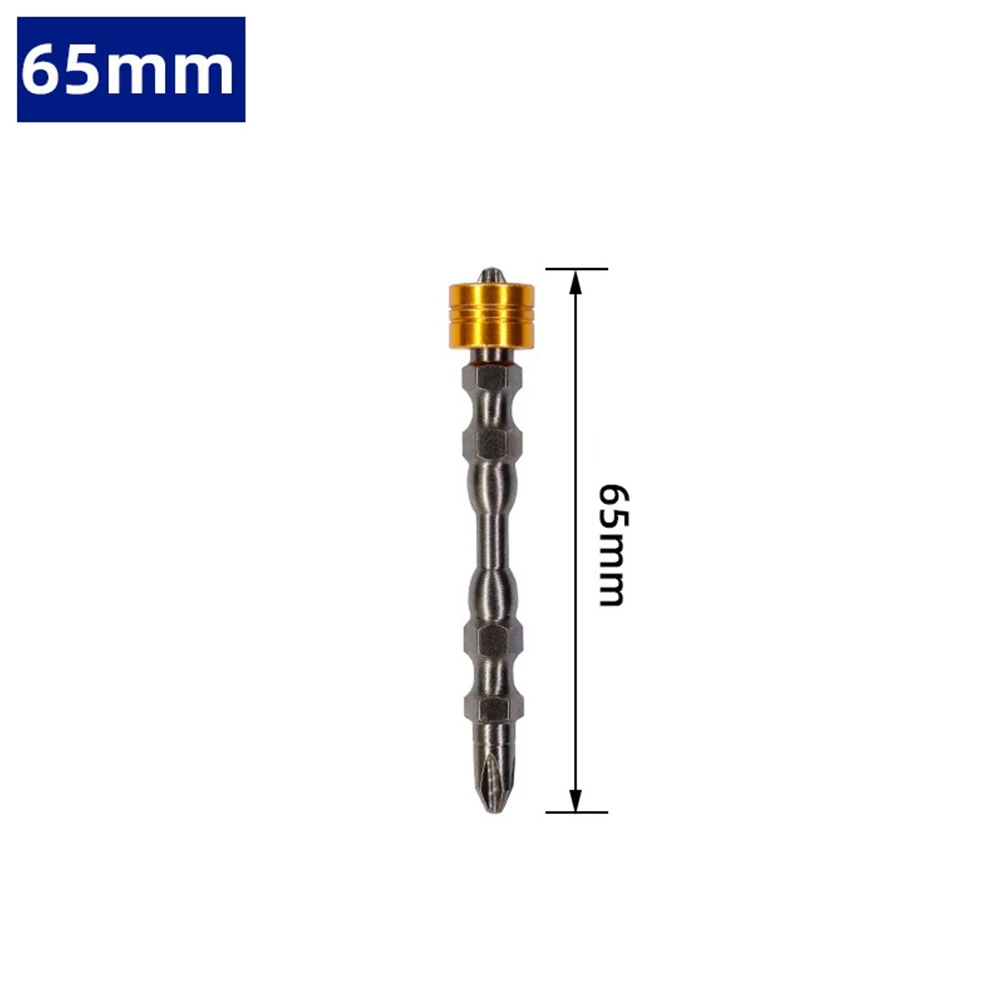 

1pc Double Head PH2 Screwdriver Bit With Magnetic Ring 65-110mm Cross Head Screwdriver Bit Electric Screw Driver Tools