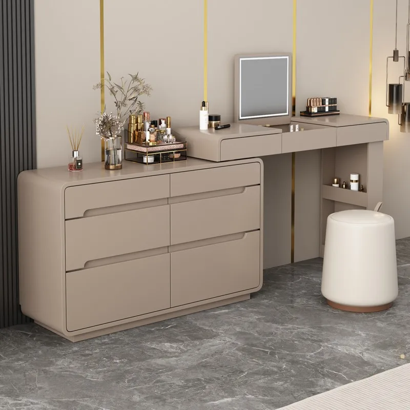 Laptop Sturdy Vanity Desk Paletts Decorations Adult Nightstands Vanity Desk Essentials White Cajoneras Para Ropa Furniture Home
