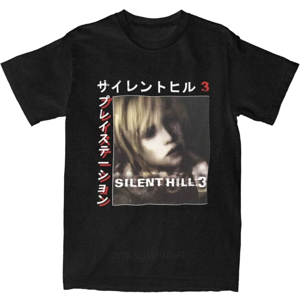 Silent Hill 3 Heather Women T Shirt Horror Scared Game Fun Tee Shirt Short Sleeve Vintage Summer Travel Casual O-Neck T-shirt
