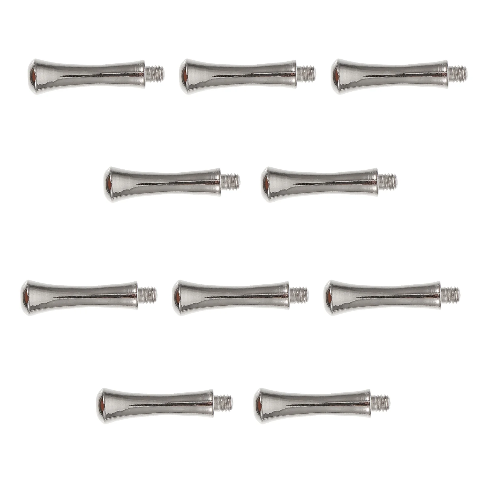 

10 Pcs Hair Scissors Tail Nail Finger Rest Component for Accessories Decorative Parts Silver