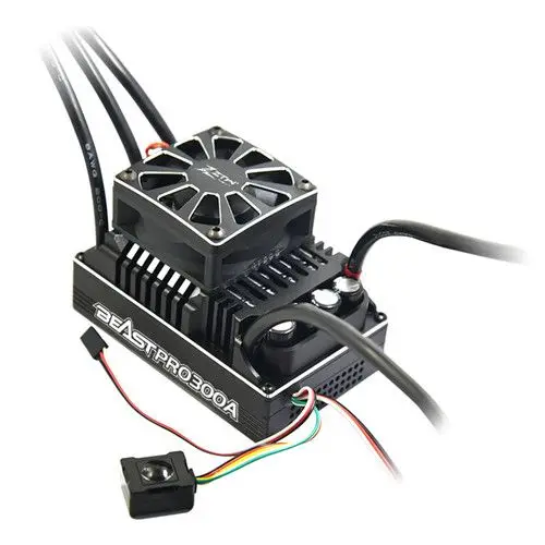 ZTW Beast Pro 300A Waterproof ESC 6-12S Lipo W/ Double Fan for 1/5 Buggy Truck Rc Car Parts