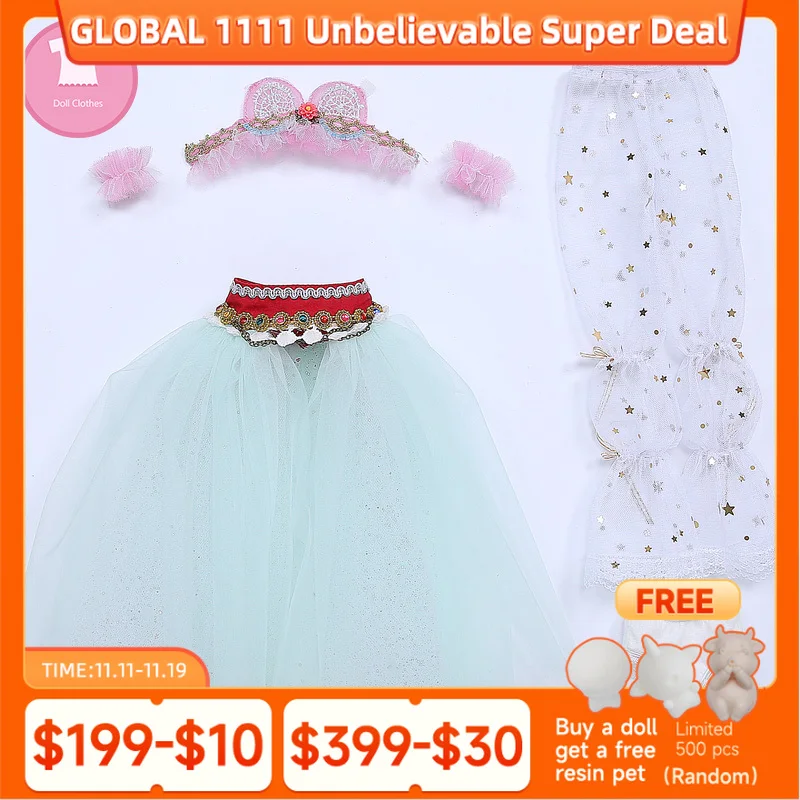 

Doll BJD Clothes 1/4 Minifee Alicia Cute Dress Beautiful Doll Clothes For MNF Girl Body Doll Accessories Fairyland