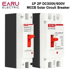 DC 300V 600V DC Solar Molded Case Circuit Breaker MCCB Overload Protection Switch Protector for Solar Photovoltaic PV 125A 250A
