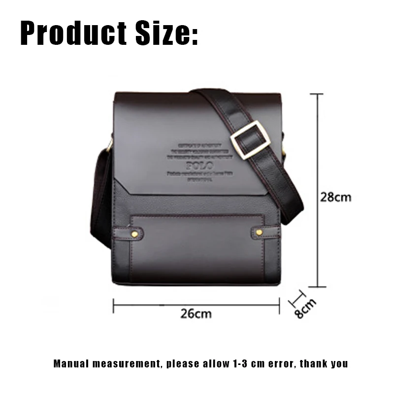 Yoreai Mannen Business Pu Slijtvaste Messenger Bag Casual Hard Lederen Aktetas Grote Capaciteit Fashion Opbergzakken Portemonnee