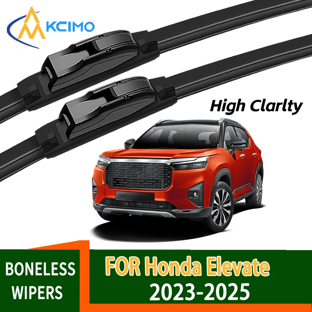 

Для Honda Elevate DG5 2023-2025 2024, прочные скользящие передние щетки стеклоочистителя, лобовое стекло автомобиля, аксессуары для стеклоочистителей