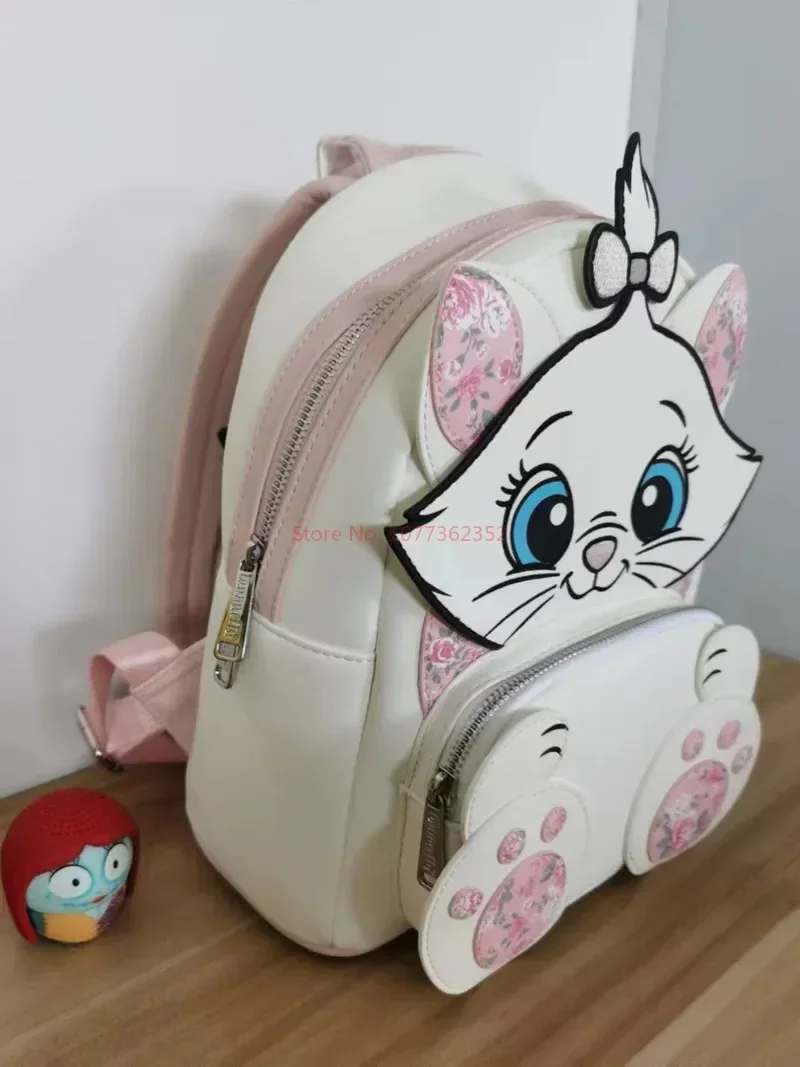 Disney Loungefly Mary Cat Cartoon Backpack Anime Peripheral Cute Backpack For Women Backpack For Children Backpack For Girl Gift