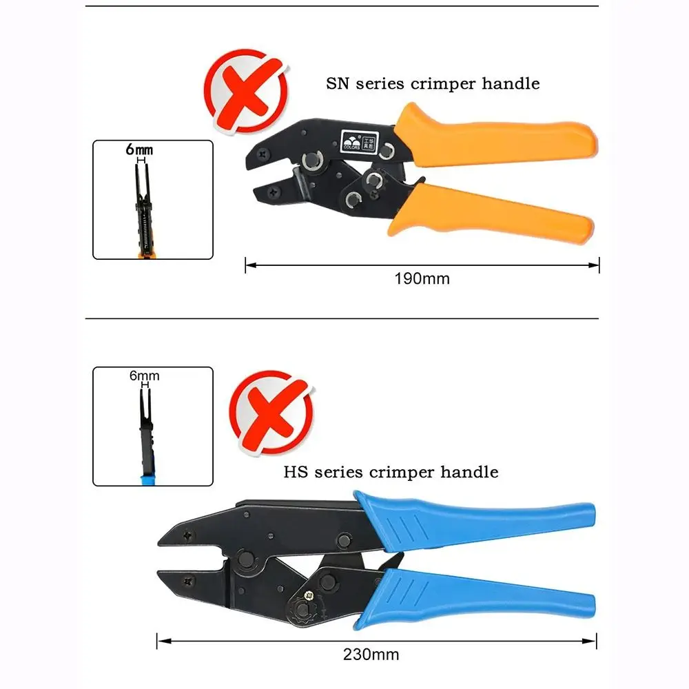 New Alloy SN Crimping Pliers Jaw SN-2546B 02C Width 4mm Crimping Terminals Jaw Slot 48B 58B 06WF 2549 03H Crimping Pliers Jaws image 6