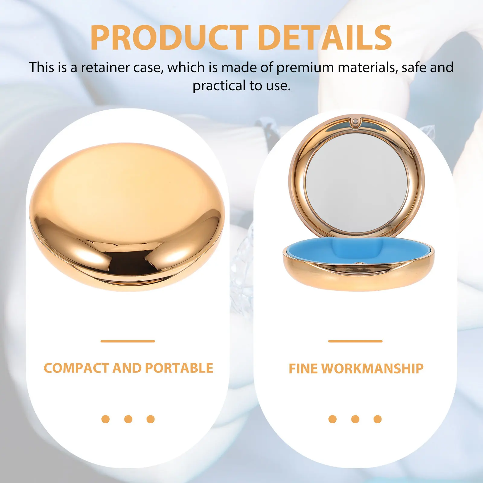 

Футляр для хранения зубных протезов, 1 шт., портативный контейнер для зубных протезов, органайзер для стоматологических принадлежностей