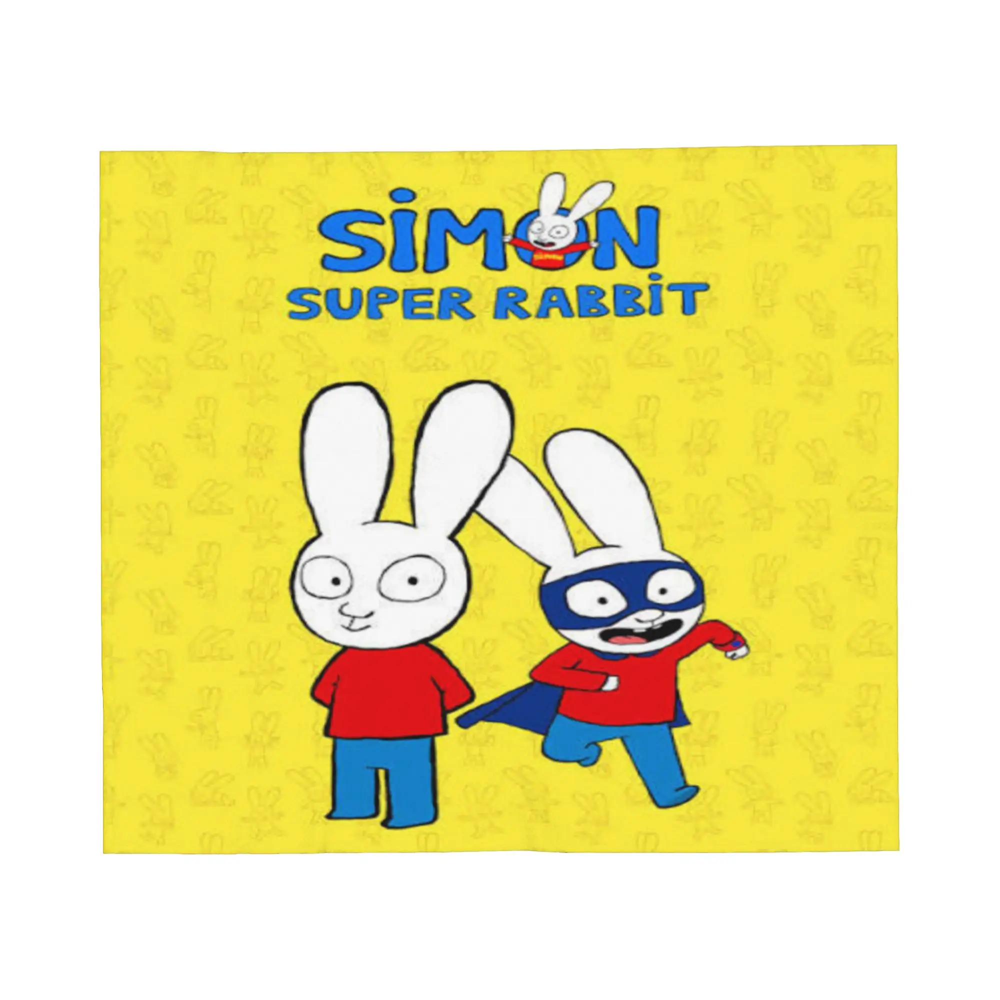 Simon Super Rabbit Accessories Blanket Super Soft Cozy Throw Blankets for Living Room 50x60 Inches Multiple Sizes Bedding Throws