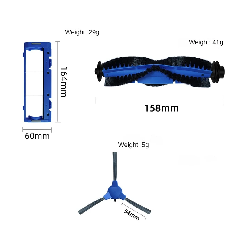 ترقية وظيفية! غطاء فرشاة الفرشاة الرئيسية ل Eufy Robovac 11Smax 15C Max G30 30C Max مكنسة كهربائية روبوت استبدال قطع الغيار
