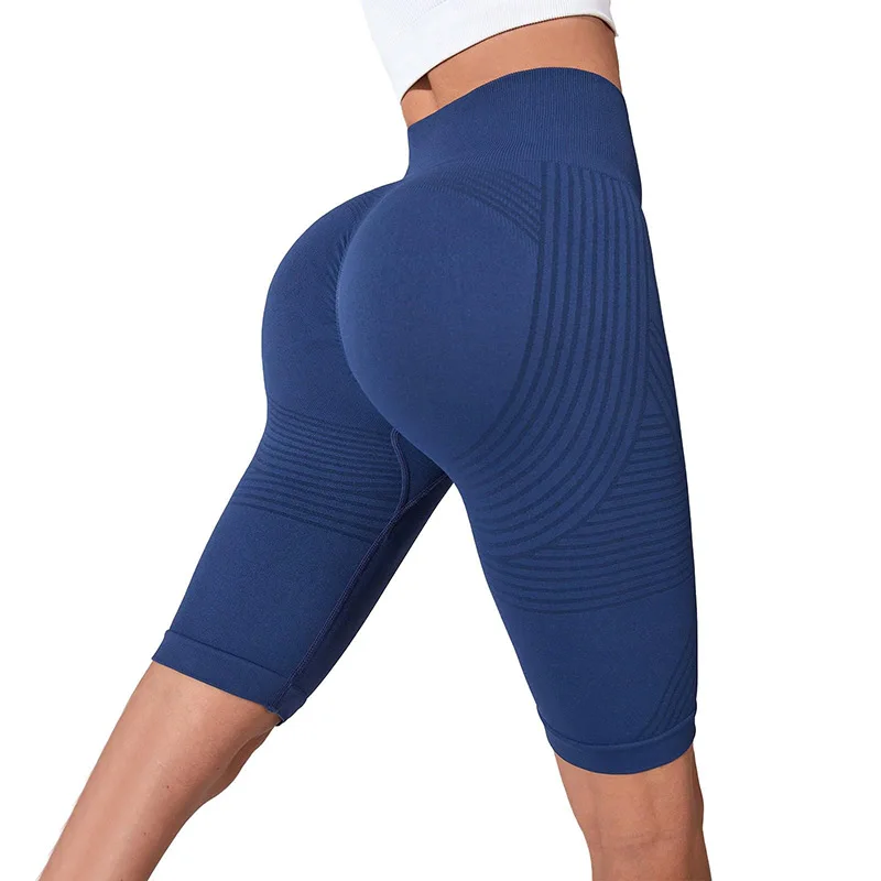 Cellulite 3D Biker Shorts, High Waisted Butt Lifting Tummy Training Control, 8"… - Image 4