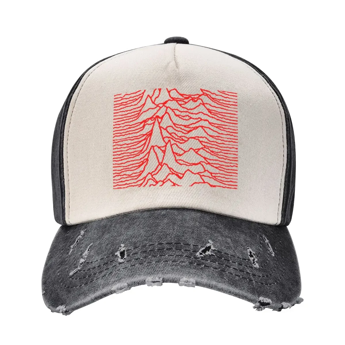 Unknown Waves in Red Baseball Cap party Hat Hip Hop Hat Baseball Cap For Girls Men's