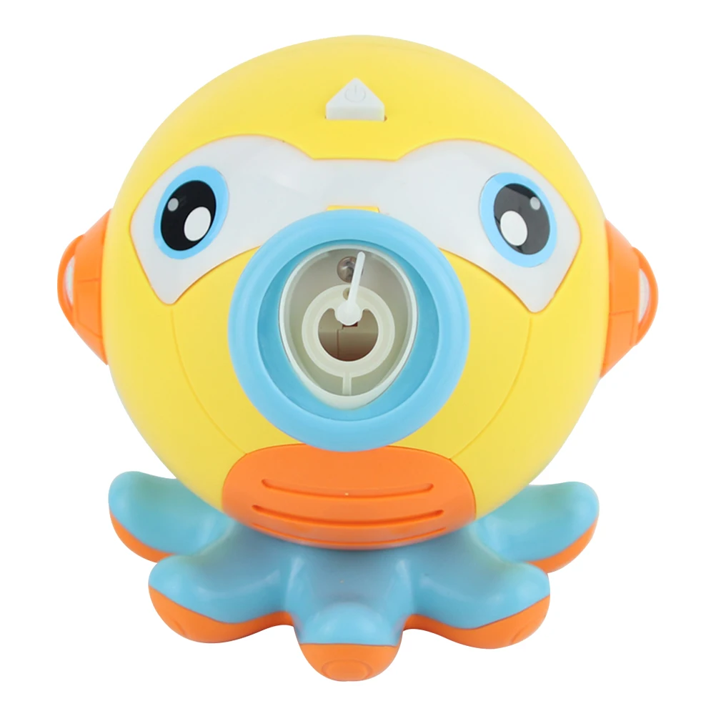 

1 set Camera Bubble Machine ABS Octopus Shape Blowing Toy Watertight Musical Kids Gift Cartoon Bubbles Child Fun