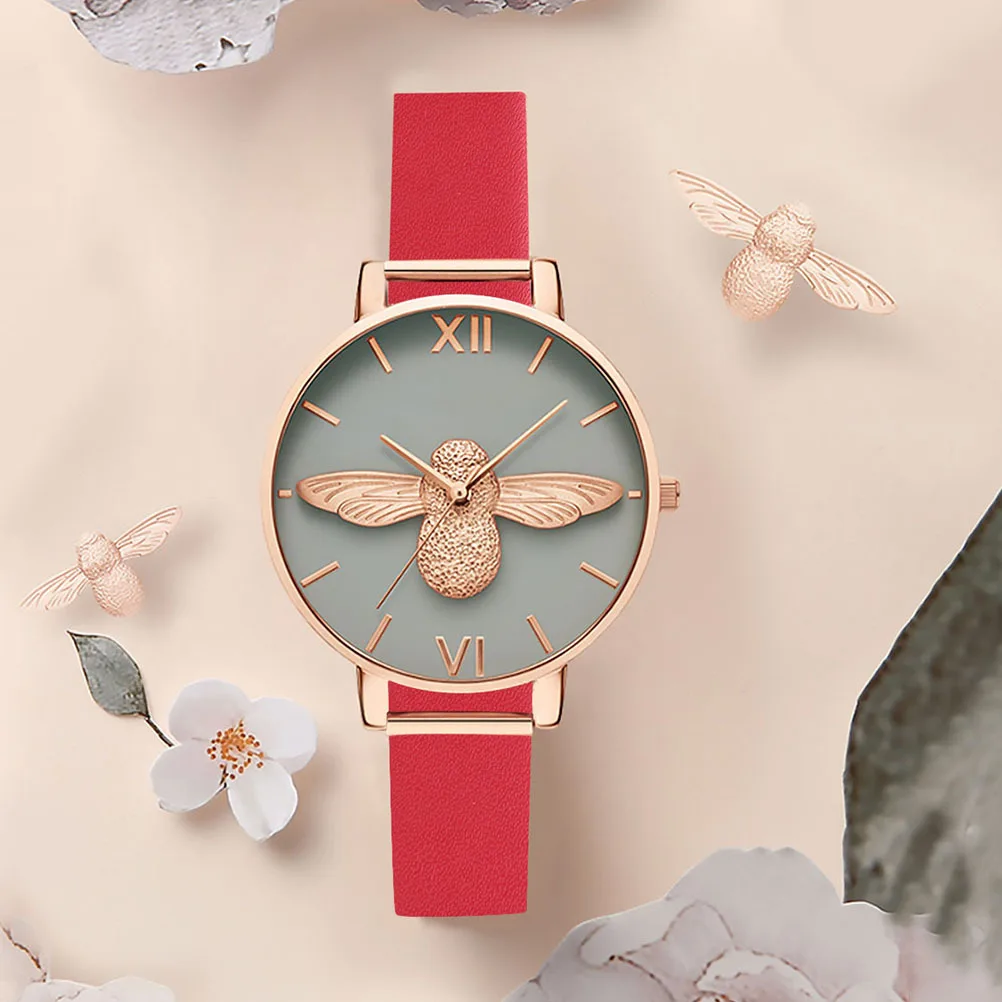 

Bracelet Band Red Adjustable Clasp Smart Watch Strap Replacement Comfortable Fit for Fitbit Bracelet Band