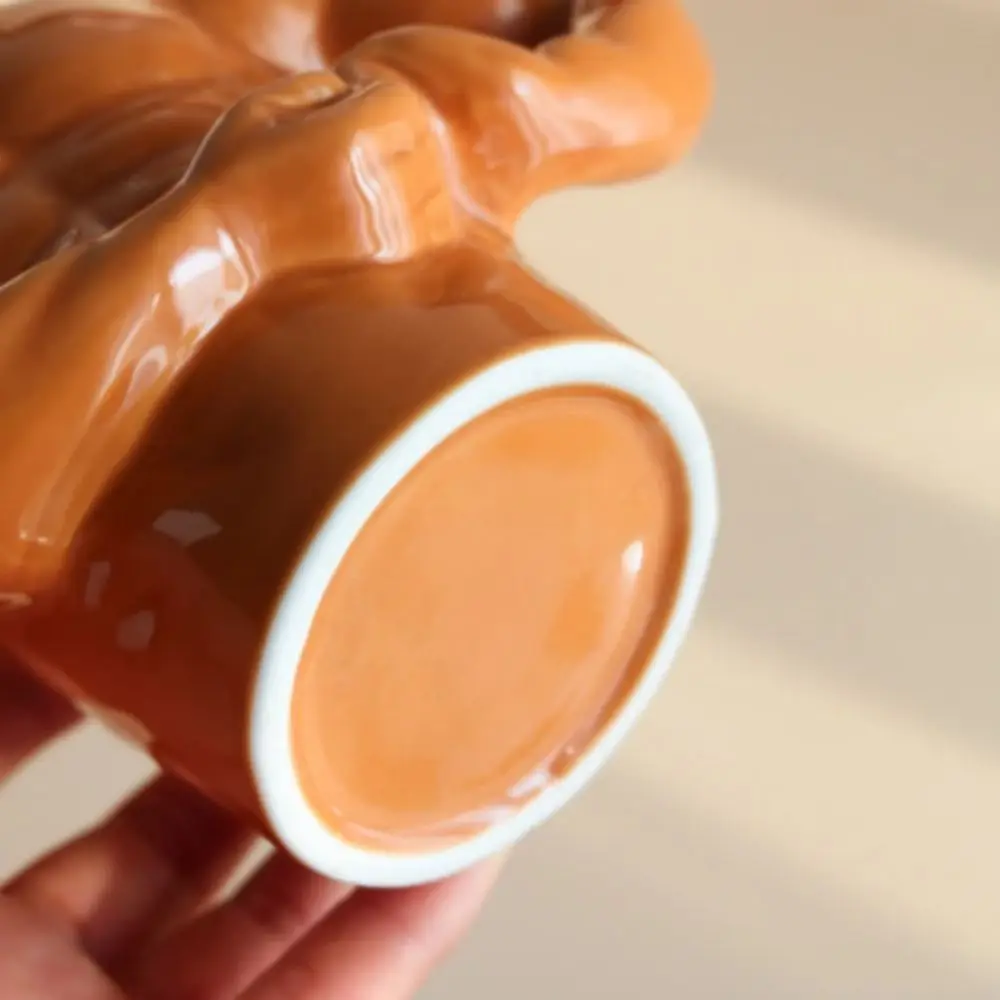 

With Handle Ceramic Pectorales Mugs Ceramic Material Gift Box Funny Gift Mugs Funny Design Creative Shape Creative Ceramic Mugs