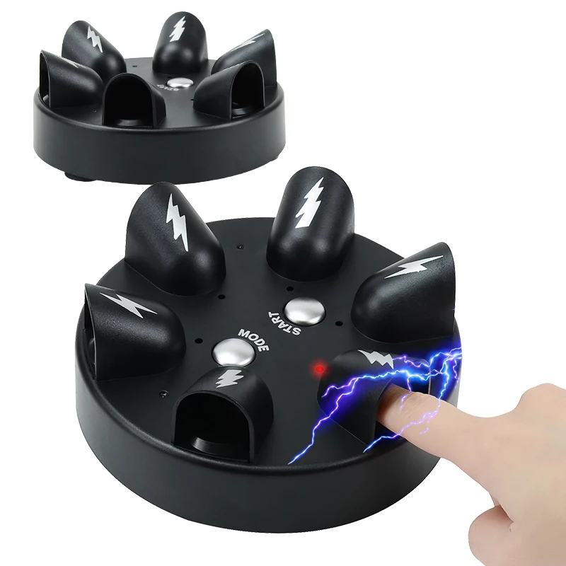 Lie Detector Test Shock Finger Game Shocking Shot Roulette Cogs of Fate Funny Electric Amazing Chance Toy Hand Buzzer Games