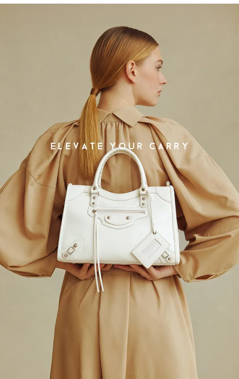 2026 Herbst- und Winter-Handtasche, Umhängetasche mit großer Kapazität, City-Motorrad-Schultertasche, Tragetasche für Damen, Luxus-Designer – Detail 7