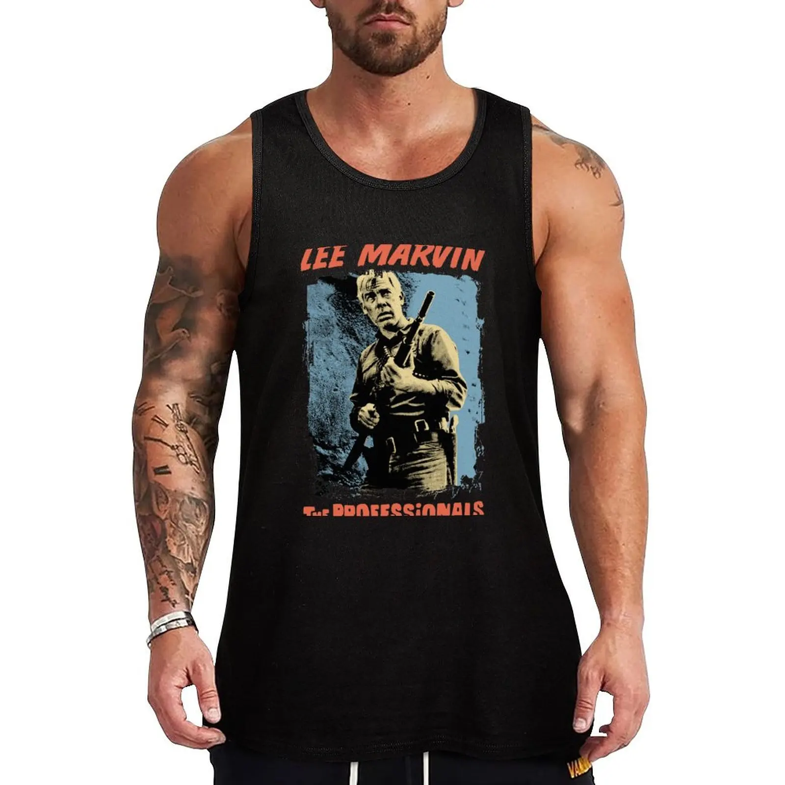

Lee Marvin Tank Top Спортивная рубашка мужская Мужская хлопковая футболка футболка для бодибилдинга спортивные костюмы