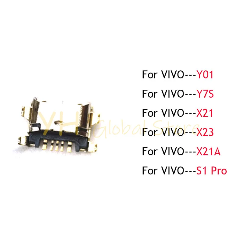 

20PCS For VIVO Y01 X21 X23 S1Pro S1 Pro Y7S X21A USB Charging Port Dock Plug Connector Socket