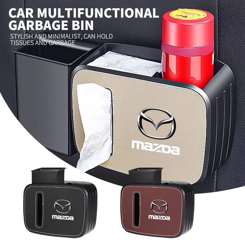 

Multifunctional Car Seat Back Organizer box Cup Holder for Mazda ATENZA Axela 2 3 5 6 323 626 RX8 CX6 CX-5 CX4 MX3 MX5 M5 M6 MS