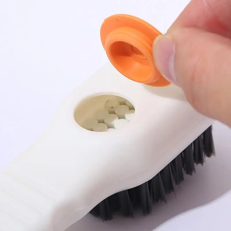 Scrub Brush With Soap Dispenser Household Cleaning Clothes Shoes Brush With Liquid Box Liquid Adding Multifunction Brush For