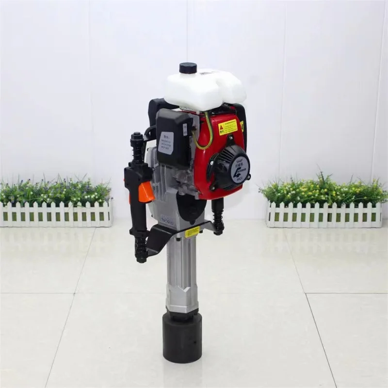 

Portable Small Handheld Pile Driver Flood Control Of River Embankment Portable Pile Driver Engineering Greenhouse Steel Pipe Rei