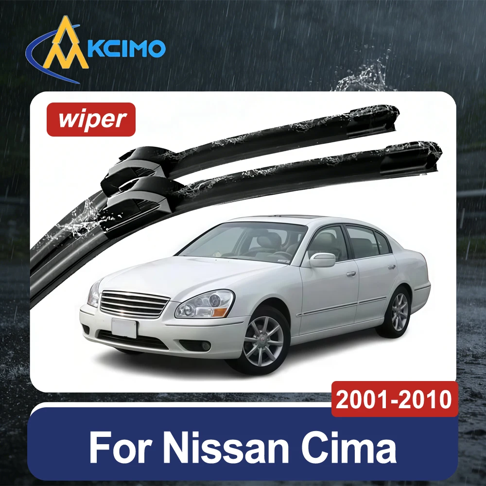 

All-Season Front Wiper Blades For Nissan Cima F50 2001-2010 Premium Windshield Wiper 2-Piece Set Driver & Passenger