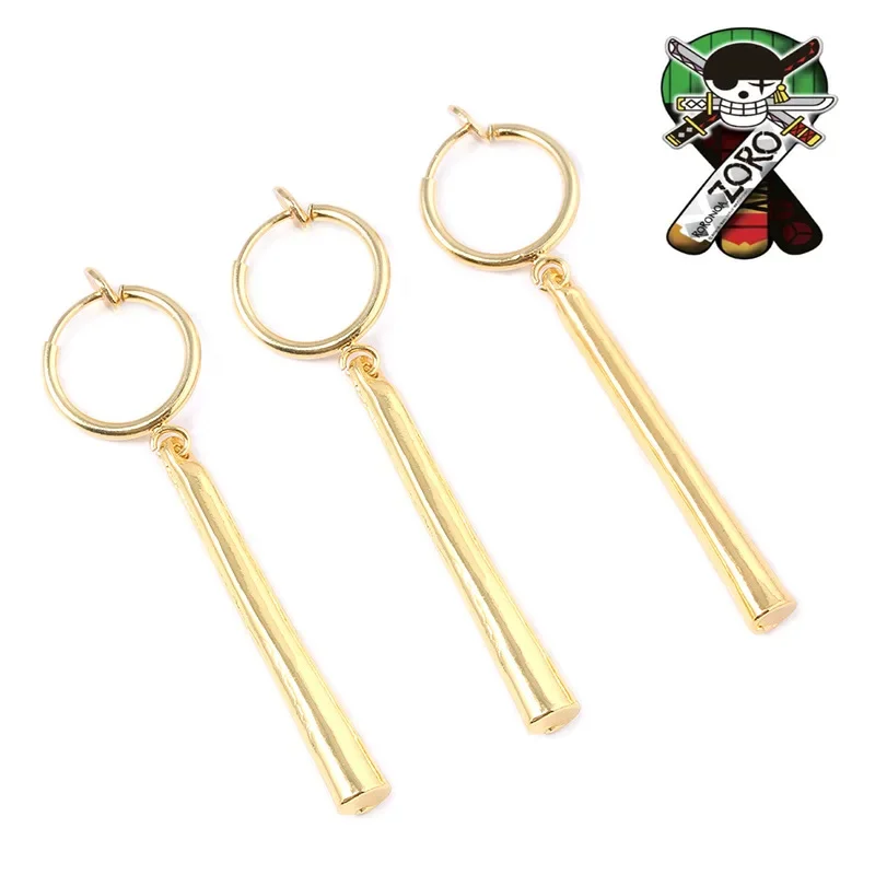 

Anime One Piece Roronoa Zoro Cosplay Earrings Luffy Roronoa Zoro Ear Studs Straw Hat Group Cosplay Jewelry Accessories