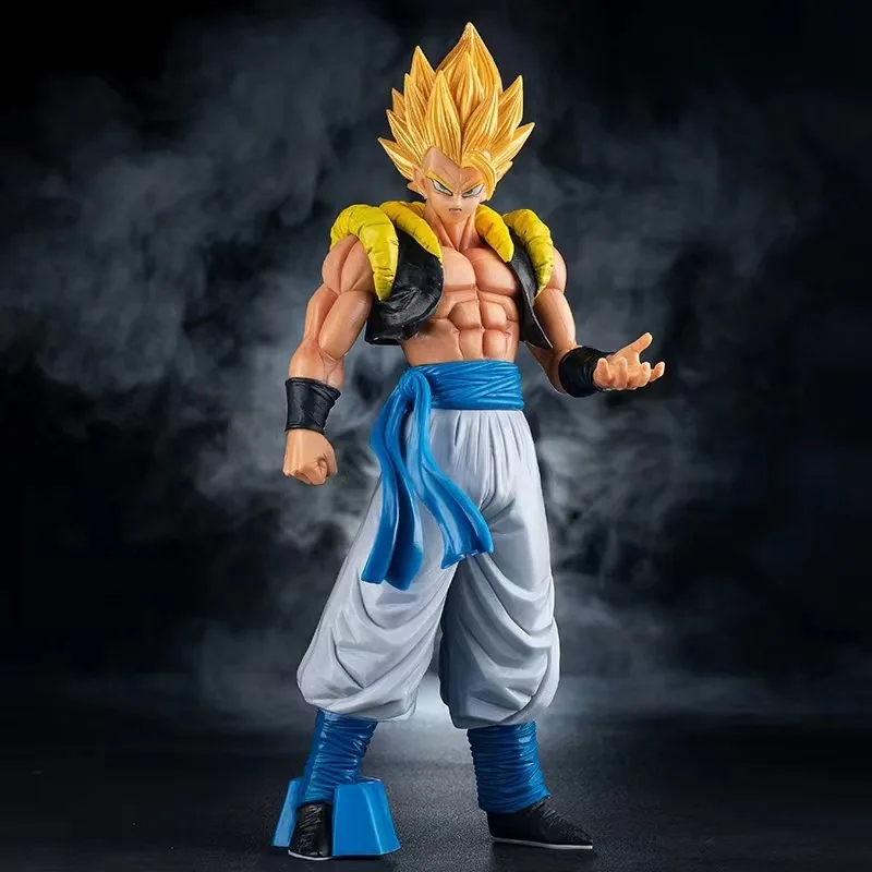 27CM Anime Dragon Ball Gogeta Figure Resolution of Soldiers Nero Standing Model Toy Gift Collection Aciton Figure Large Set Doll