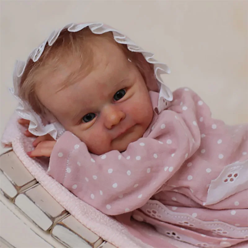 Onvoltooide Reborn Doll Kit Ayla 18 inch 45 cm DIY Ongeverfd Lege Pop Onderdelen met Lichaam Doek en Ogen