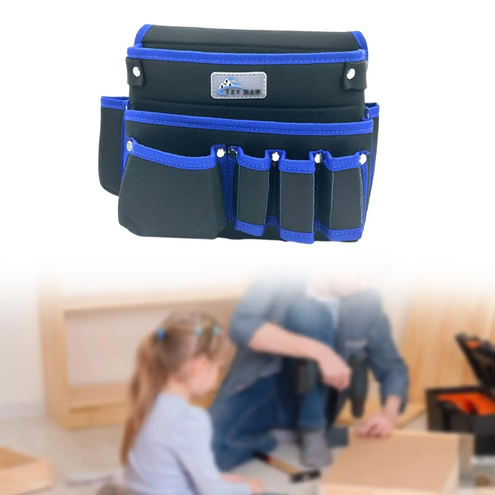 

Waist Tool Belt Storage Bag Nail Pouch Tools Holder for Craftsmen, Workshops