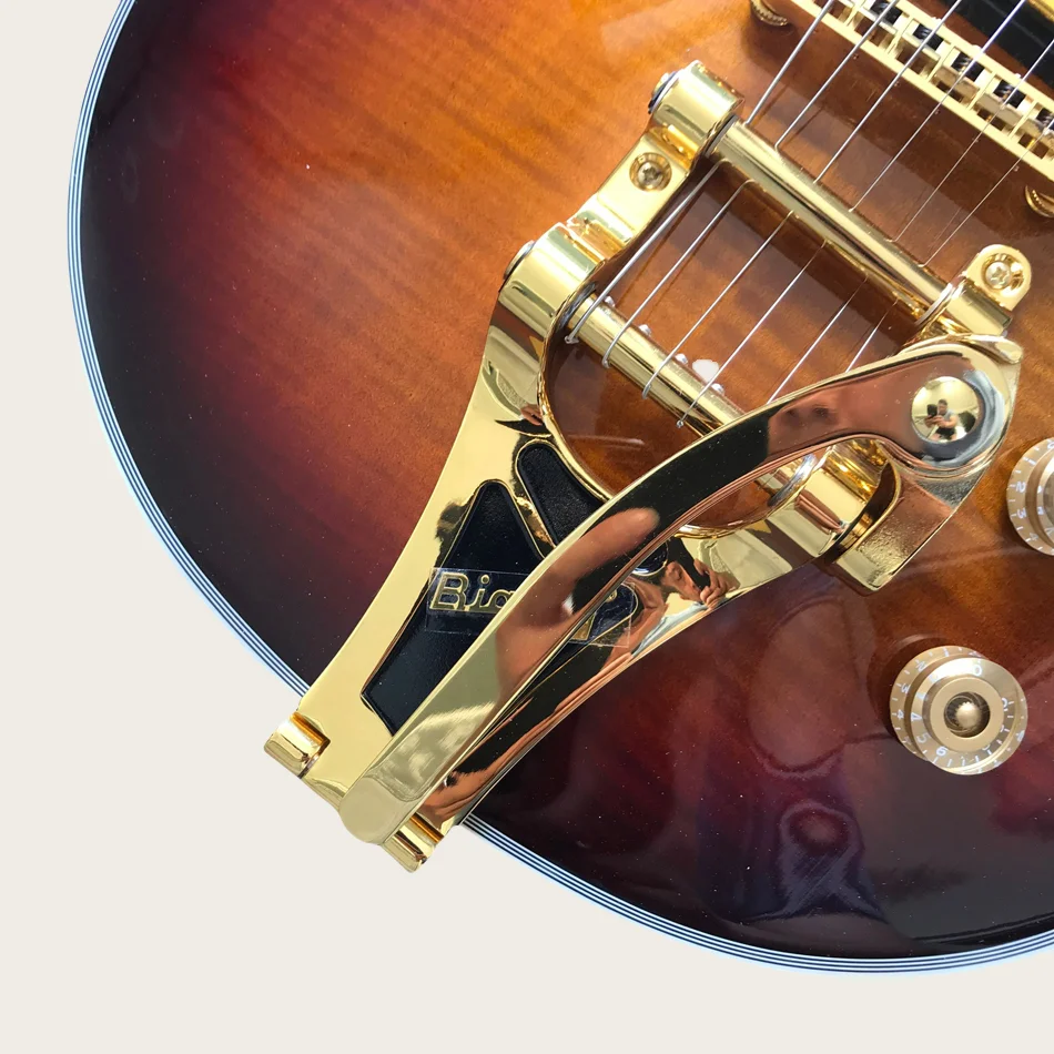 Made in China, LP High Quality Electric Guitar,Gold Hardware, Tune-o-Matic Bridge,free delivery