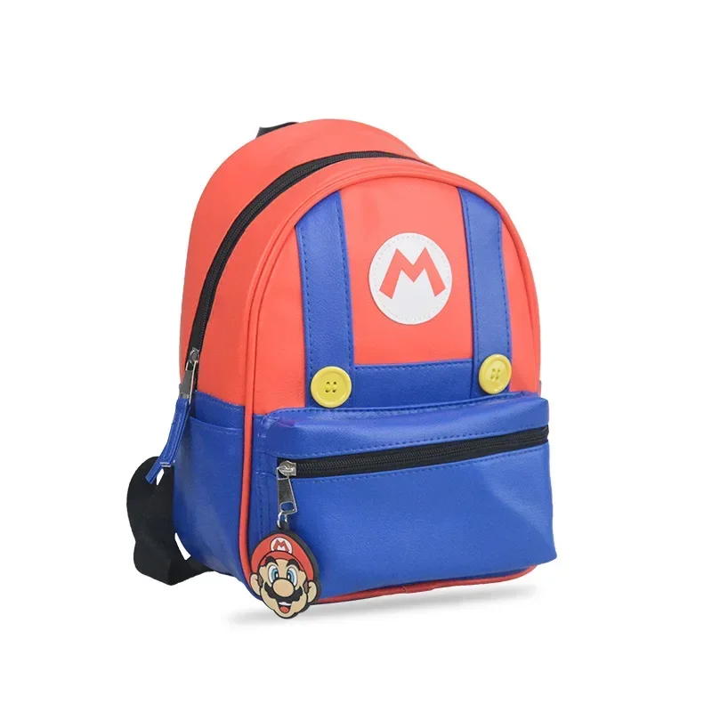 

New Peripheral Marios Mini Backpacks Cosplay School Bags PU Leather Kawaii Backpack Schoolbag Birthday Gift