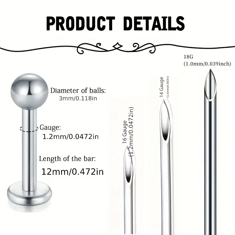 Thumbnail 2 - #21 Best Ear Stud Piercings to Buy In 2026