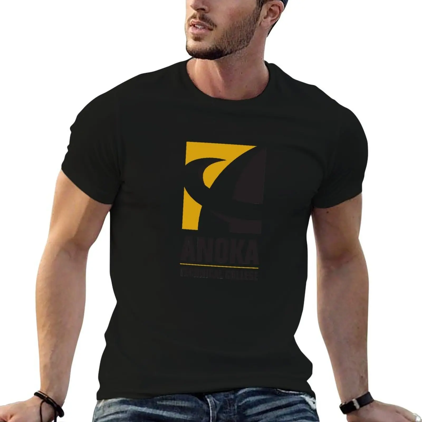 Anoka Technical College T-Shirt man tshirt t shirts for man slim fit mens graphic t shirts T-shirt