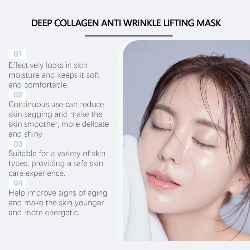 قناع ترطيب حمض الهيالورونيك - ترطيب مكثف ومهدئ، يترك البشرة ناعمة وناعمة