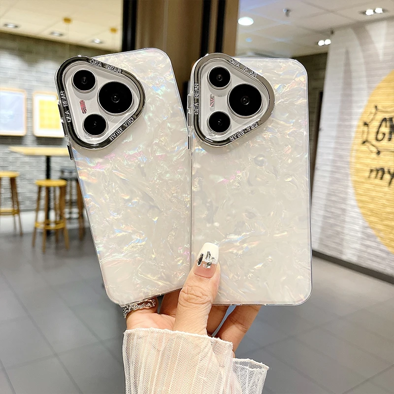 Luxury Case for Huawei Mate 60 50 40 Pura 70 P40 P50 P60 Pro + Plus Blink Back Cover Ladys Lovely Fashion Protect Shell pattern