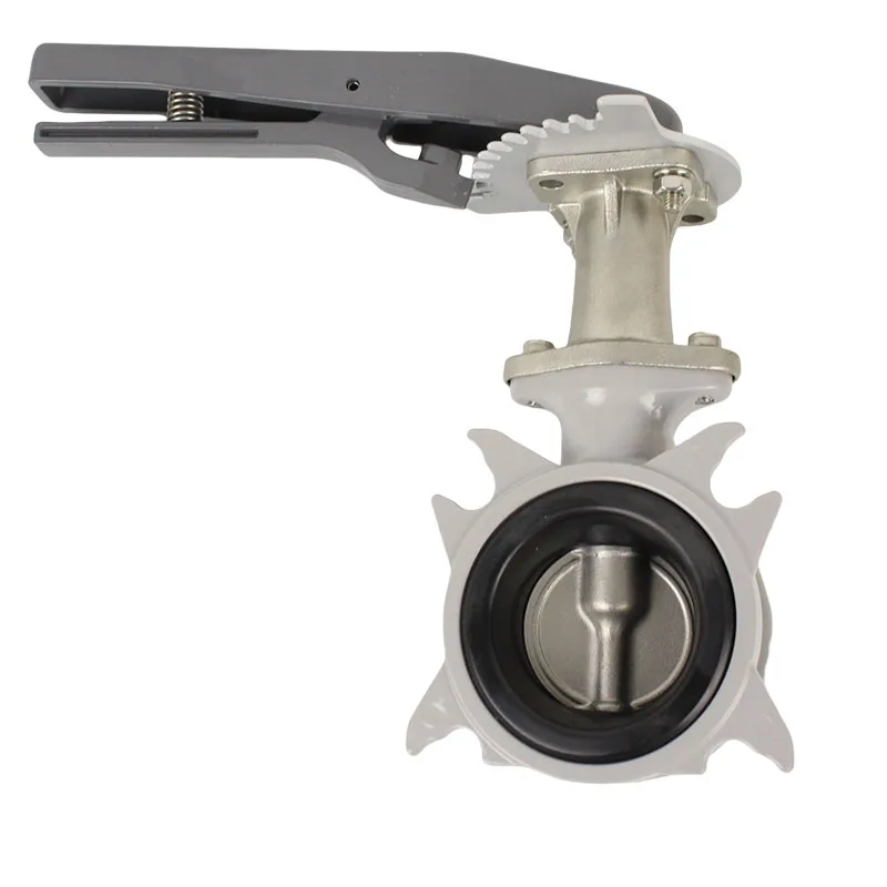 Original Japan Aluminum Alloy Handle Wafer Butterfly Valve 10ALM-N-LUE ADC12 Manual For Water Supply Air Conditioning DN40-DN150
