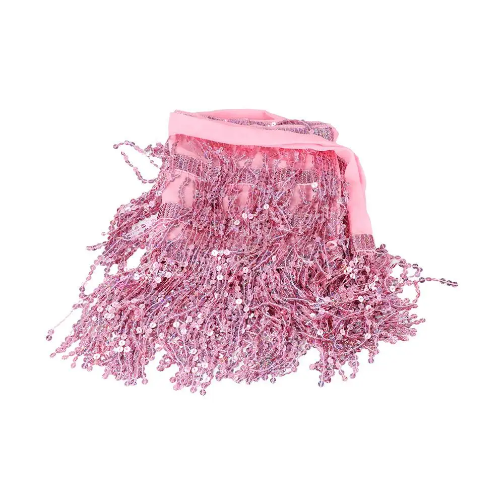 

Indian Dance For Girl Tassel Chiffon Sequins Belly Dance Accessories Belly Dancing Scarf Belly Dance Costumes Belly Dance Belt